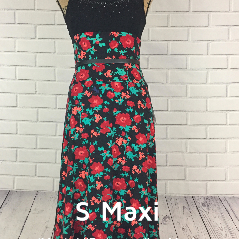 LuLaRoe Floral Maxi Skirt size Small
